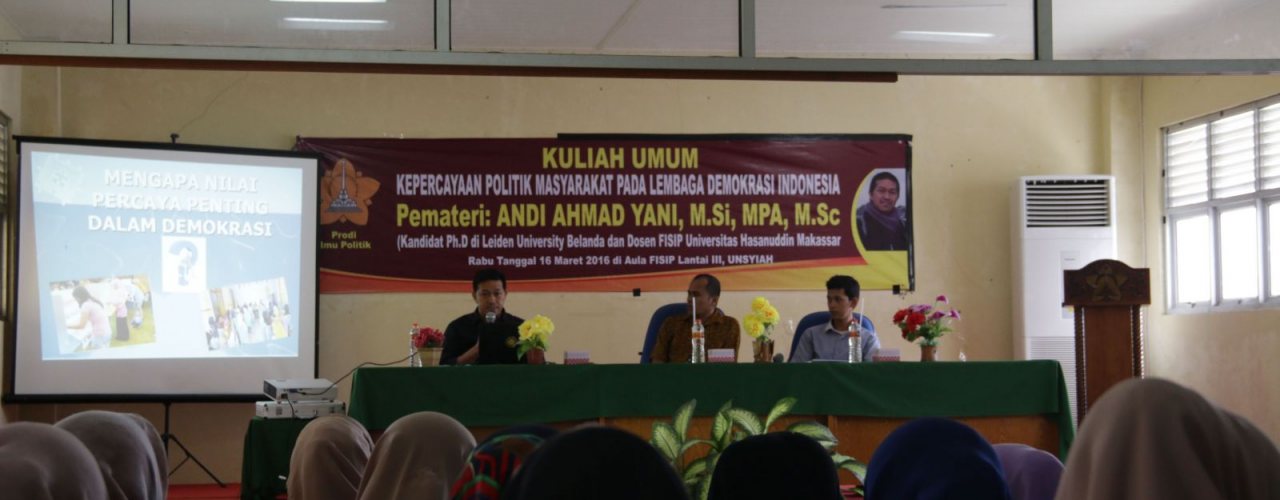 FISIP Unsyiah Gelar Kuliah Umum